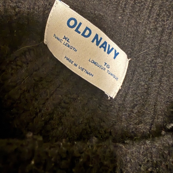 Old Navy Charcoal Ribbed Turtleneck Sweater - Picture 4 of 5